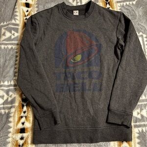 Taco Bell Charcoal Crewneck Sweater for Men